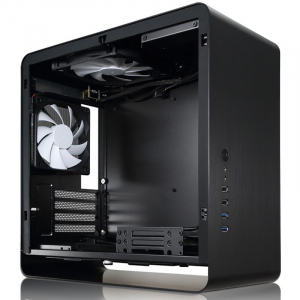 Jonsbo UMX3 black (Window version) táp nélküli ablakos Micro-ATX ház fekete